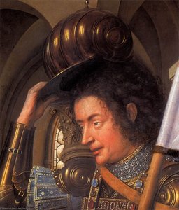 Die Madonna Mit Canon Van Der Paele — Jan Van Eyck