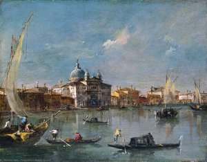 The Giudecca With The Zitelle — Francesco Lazzaro Guardi