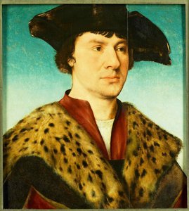 Portret Van Een Man — Joos Van Cleve, Northern Renaissance