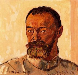 Self-portrait 1 — Ferdinand Hodler, Expressionistic Landscape