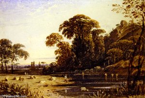 Landscape With A Tower On A Hill