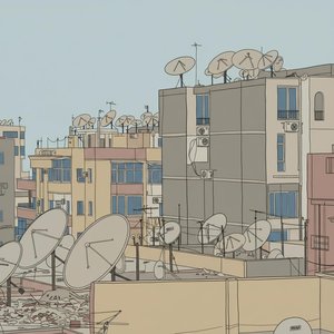 Ecos Monolíticos De Un Horizonte Urbano En Ocre Tenue Y Gris Pizarra — François Petit