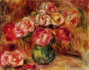 Vase Of Flowers 4 — Pierre-auguste Renoir, Impressionism