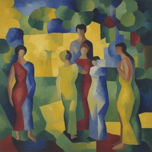 Prismatic Serenity: A Mosaic Of Summer Light — Marc Duvallier, Expressionism