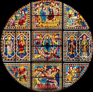 Catedral De Siena. ''muerte, Resurrección Y Coronación De La Virgen'' — Duccio Di Buoninsegna, Gótico