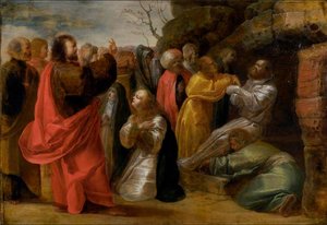 The Raising Of Lazarus — Andries Van Eertvelt