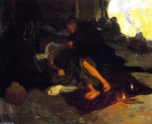 Job And His Three Friends — Henry Ossawa Tanner