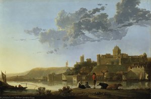 The Valkhof At Nijmegen — Aelbert Jacobsz Cuyp