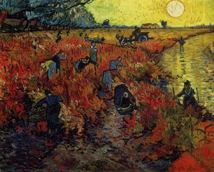 Der Rote Weinberg — Vincent Willem Van Gogh, Post-impressionismus