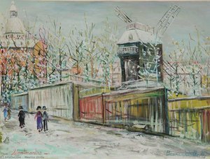 View Of Pontoise — Maurice Utrillo