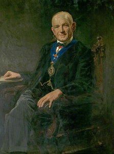 Portrait Of An Unknown Chairman Of Derbyshire County Council — Harold Gresley, Contemporary Realism