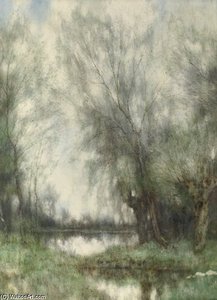 The Vordense Beek In Spring — Arnold Marc Gorter