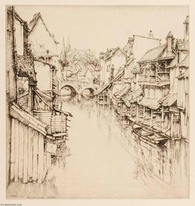 The Little Bridge, Chartres — Ernest D Roth