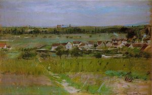 Un Village (le Village De Maurecourt) — Berthe Morisot