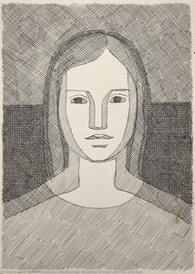 Female Image. Illustration To Dante "vita Nova" — Hryhorii Havrylenko, Modernist
