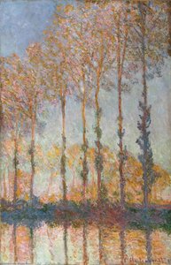 Poplars On The Epte — Claude Monet, Impressionism
