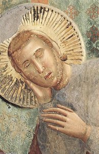 Legende Des Heiligen Franziskus: 3. Traum Vom Palast (detail) — Giotto Di Bondone