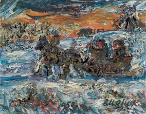 Horse Drawn Sleigh — David Davidovich Burliuk