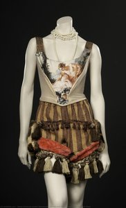 Corset And Shorts Ensemble\n\nfront View — Dame Vivienne Isabel Westwood