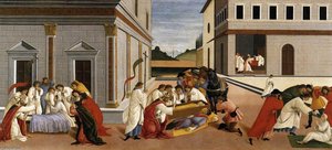 Three Miracles Of St Zenobius — Sandro Botticelli, Renaissance Humanism