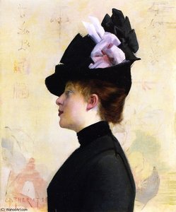 Woman in a Black Hat