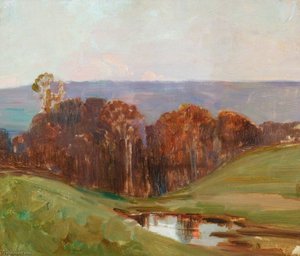 Study For 'hush Of Evening' — Benjamin Haughton