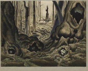 The First Hepaticas — Charles Burchfield