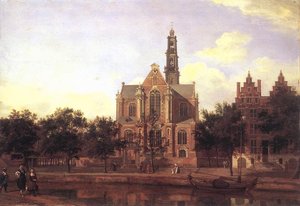 View Of The Westerkerk, Amsterdam — Jan Van Der Heyden, Dutch Golden Age