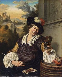 A Seated Man — Willem Van Mieris