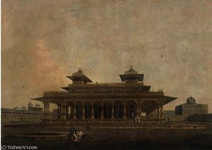 Part of the palace in the fort of allahabad