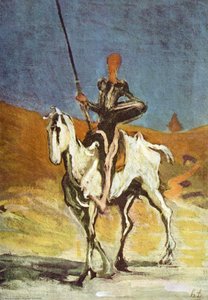 Don Quichotte Und Sancho Pansa — Honoré Daumier