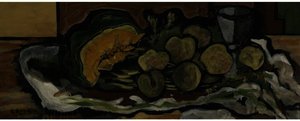Melon, Fruits, Glass — Georges Braque