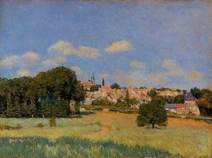 View Of St. Cloud - Sunshine — Alfred Sisley