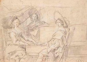 Three Women Playing Music — Jacob Jordaens