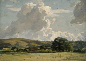 Landscape And Cloud Study — Gunning King