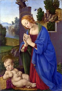 The Virgin adoring the Child