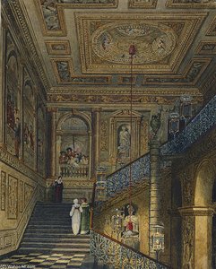 Kensington Palace, Great Staircase — Charles Wild