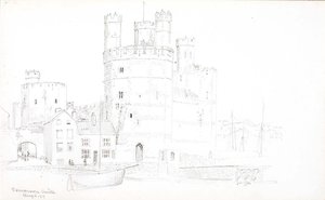 Caernarvon Castle — George Elbert Burr