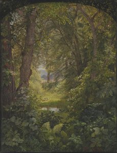 Woodland Glade — William Trost Richards, Hudson River School