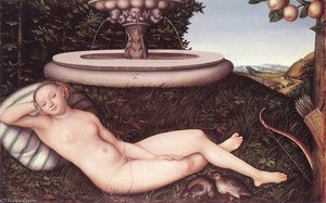 Nymph Of The Fountain — Lucas Cranach The Elder