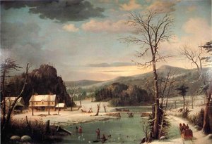 A Christmas Party — George Henry Durrie