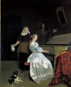 The Music Lesson — Jacob Ochtervelt