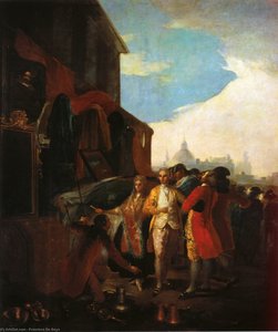 The Fair At Madrid — Francisco José De Goya Y Lucientes, Romantic Urban Landscape