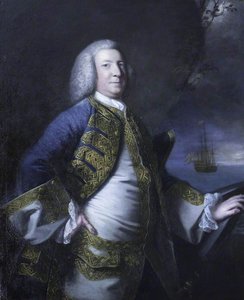 Admiral Sir George Anson (1697–1762), Baron Anson Of Soberton — Sir Joshua Reynolds