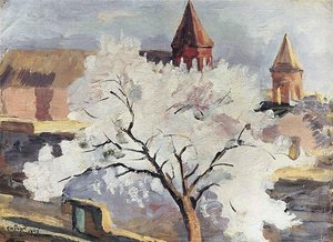 Apricot Tree In Blossom — Martiros Sarian