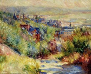 The Hills Of Trouville — Pierre-auguste Renoir, Impressionism