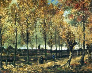 Lane With Poplars Near Nuenen — Vincent Willem Van Gogh, Realism
