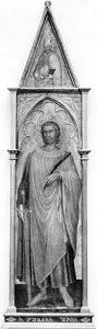 Saint Julian The Hospitaler (with Saint Nicholas Of Bari) — Martino Di Bartolommeo Di Biagio