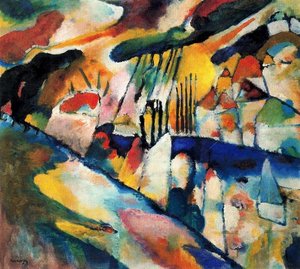 Paisaje Lluvioso — Wassily Wassilyevich Kandinsky
