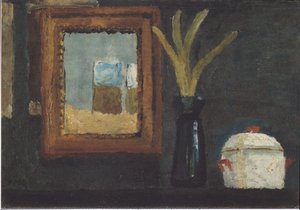 Still Life With Sugar Bowl And Hyacinth In A Glass — Паула Модерсон-бекер, Expressionism